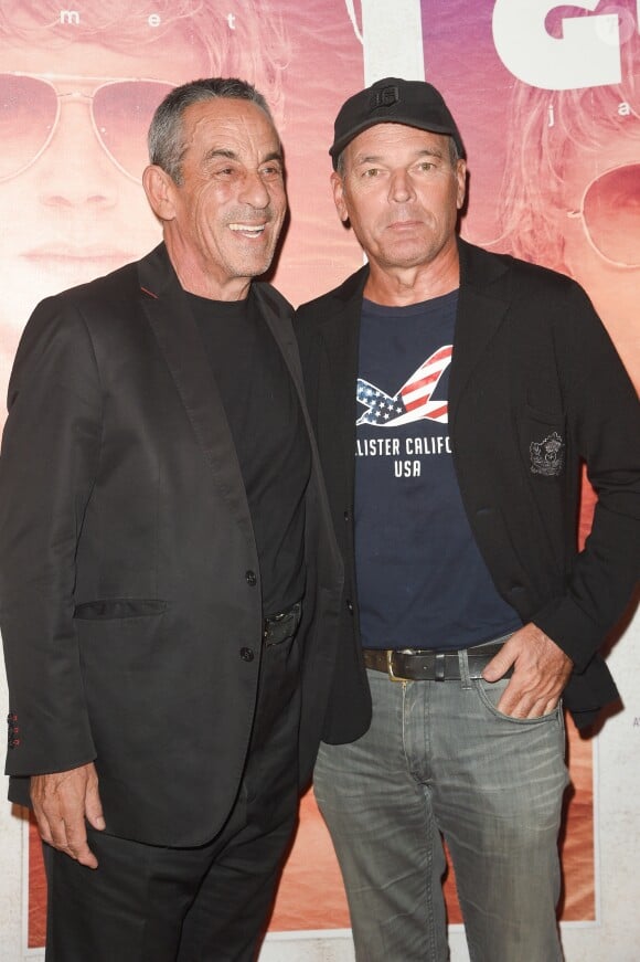 Thierry Ardisson et Laurent Baffie - Première du film "Guy" au cinéma Gaumont-Opéra à Paris le 28 aout 2018. © Coadic Guirec/Bestimage