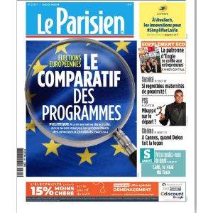 Une du Parisien- 20 mai 2019.