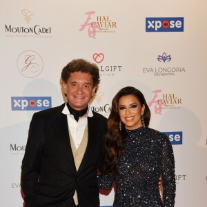 Philippe Sereys de Rothschild et Eva Longoria - Arrivées à la soirée "Global Gift Gala" sur la Terrasse Mouton Cadet lors du 72ème Festival International du Film de Cannes. Le 20 mai 2019