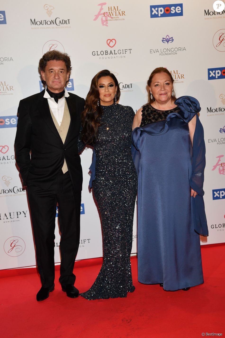 Philippe Sereys de Rothschild, Eva Longoria et Camille Sereys de