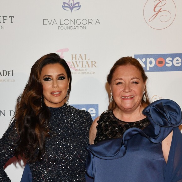 Eva Longoria et Camille Sereys de Rothschild - Arrivées à la soirée "Global Gift Gala" sur la Terrasse Mouton Cadet lors du 72ème Festival International du Film de Cannes. Le 20 mai 2019