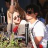 Exclusif - Sophie Turner et son mari Joe Jonas sont allés diner en amoureux au restaurant alfresco à New York, le 19 mai 2019.
