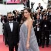 Nabilla Benattia (enceinte) - Montée des marches du film "Roubaix, une lumière (Oh Mercy!)" lors du 72ème Festival International du Film de Cannes. Le 22 mai 2019 © Jacovides-Moreau / Bestimage