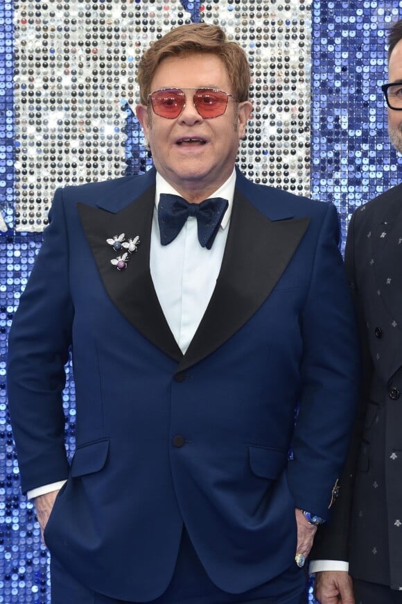 Sir Elton John à la première du film "Rocketman" au cinéma Odeon Leicester Square à Londres, Royaume Uni, le 20 mai 2019.