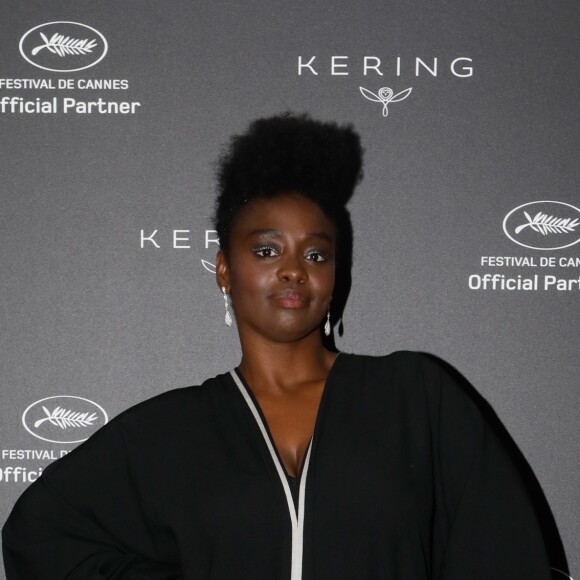 Exclusif - Aïssa Maïga - Dîner privé des collectifs "Noire n'est pas mon métier" et "Même pas peur" à la suite Kering de l'hôtel Barrière le Majestic lors du 72ème Festival International du Film de Cannes le 22 mai 2019 © Christophe Clovis/Bestimage