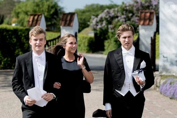 Mariage de la princesse Alexandra de Sayn-Wittgenstein-Berleburg avec le comte danois Michael Preben Ahlefeldt-Laurvig-Bille à Svendborg au Danemark le 18 mai 2019.