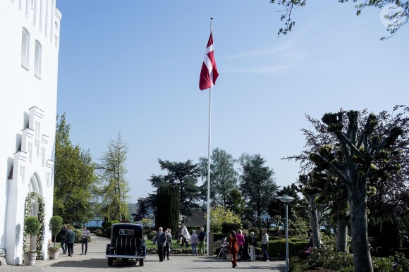 Mariage de la princesse Alexandra de Sayn-Wittgenstein-Berleburg avec le comte danois Michael Preben Ahlefeldt-Laurvig-Bille à Svendborg au Danemark le 18 mai 2019.