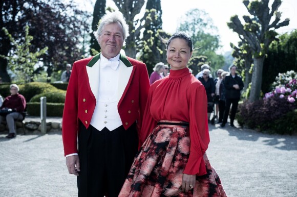 Mariage de la princesse Alexandra de Sayn-Wittgenstein-Berleburg avec le comte danois Michael Preben Ahlefeldt-Laurvig-Bille à Svendborg au Danemark le 18 mai 2019.