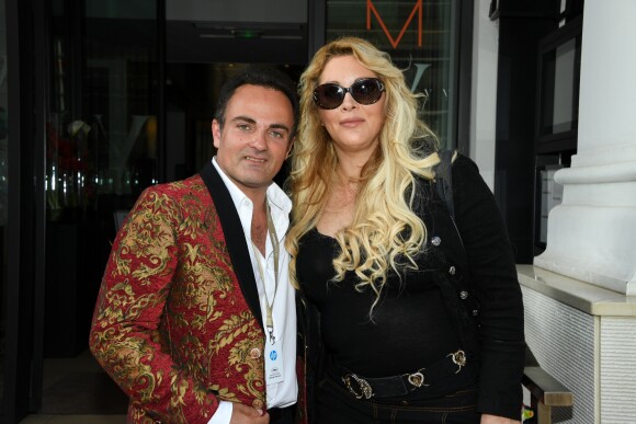 Exclusif - Laurent Amar et Loana Petrucciani arrivent à l'hôtel Five Seas lors du 72ème Festival International du Film de Cannes, France, le 21 mai 2019.