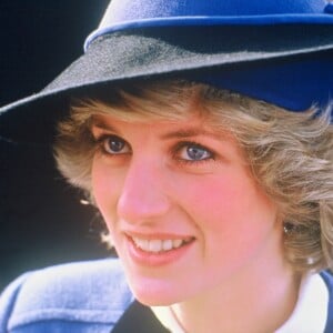 La princesse Lady Diana à l'office religieux Pacal le 8 avril 1986.