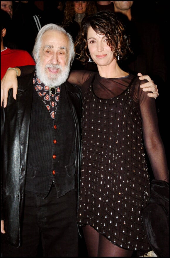 Zabou Breitman et son père Jean-Claude Deret à Paris en 2004