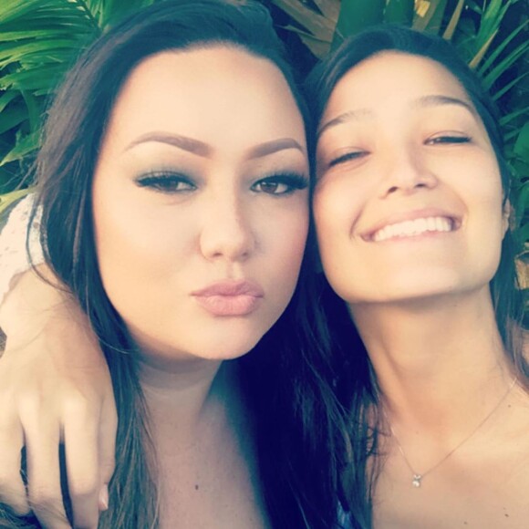 Kaila Garcia et Logan Garcia, les filles du surfeur Sunny Garcia. Photo Instagram publiée en mai 2019 par Kaila pour l'anniversaire de sa soeur.