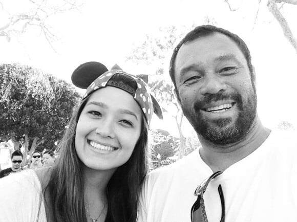 Sunny Garcia et sa fille Logan, photo publiée par cette dernière sur Instagram en mai 2019 tandis que son père était entre la vie et la mort.