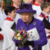 La reine Elisabeth II d'Angleterre - Départ des participants à la messe en l'honneur de la journée du Commonwealth à l'abbaye de Westminster à Londres le 11 mars 2019.