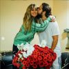 Heidi Klum et son amoureux Tom Kaulitz s'embrassent pour son anniversaire le 1er juin 2019.