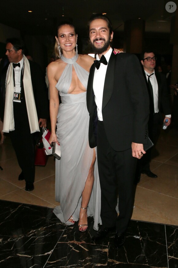 Heidi Klum et son fiancé Tom Kaulitz pendant l'after party Amazon Prime Video's 2019 lors de la 76ème cérémonie annuelle des Golden Globe Awards au Beverly Hilton Hotel à Los Angeles, le 6 janvier 2019.