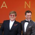 Elton John (lunettes Gucci) et Taron Egerton - Montée des marches du film "Rocketman" lors du 72ème Festival International du Film de Cannes. Le 16 mai 2019 © Jacovides-Moreau / Bestimage