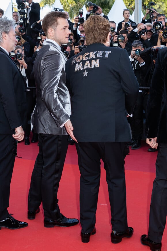 Taron Egerton et Elton John (lunettes Gucci) - Montée des marches du film "Rocketman" lors du 72e Festival International du Film de Cannes. Le 16 mai 2019 © Borde / Bestimage