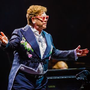 Elton John en concert à Vérone, le 29 mai 2019.