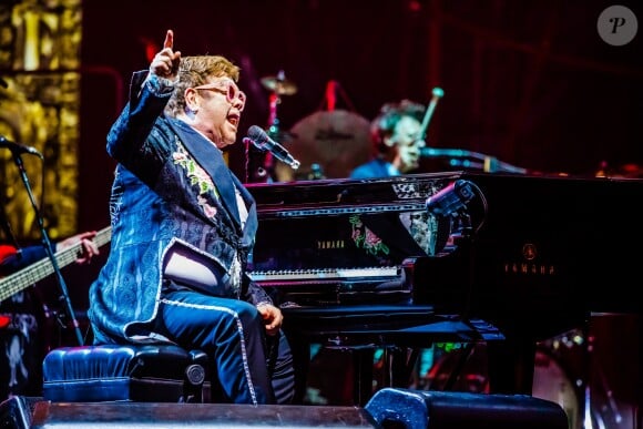 Elton John en concert à Vérone, le 29 mai 2019.