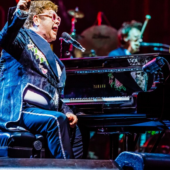 Elton John en concert à Vérone, le 29 mai 2019.