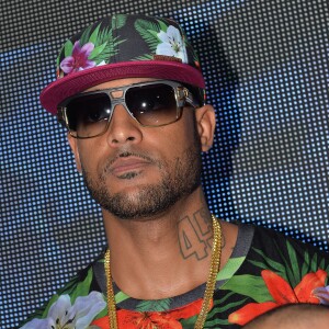 Booba - Showcase de Booba au VIP Room à Cannes le 19 mai 2014.