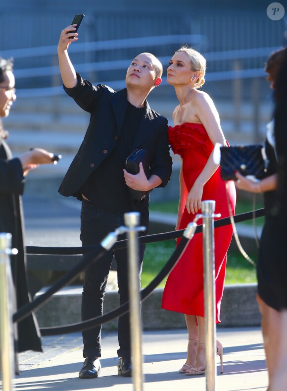 Jason Wu et Diane Kruger arrivent au Brooklyn Museum pour la soirée des CFDA Fashion Awards. Brooklyn, le 3 juin 2019.