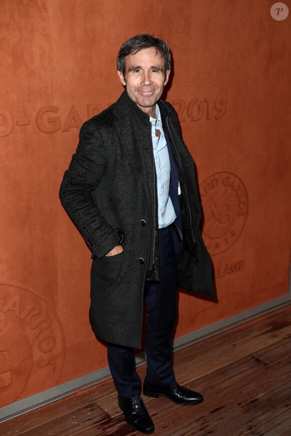 David Pujadas au village lors des internationaux de tennis de Roland Garros 2019 à Paris, France, le 5 juin 2019. © Jacovides-Moreau / Bestimage