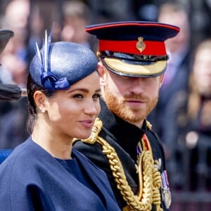 Meghan Markle, duchesse de Sussex, a fait une réapparition publique en plein congé maternité pour assister aux cérémonies de Trooping the Colour le 8 juin 2019 au palais de Buckingham, à Londres.