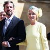 Izzy May, attachée de presse de David Beckham et ici au bras de Markus Anderson le 19 mai 2018 à Windsor lors du mariage de Meghan Markle et du prince Harry, est devenue l'une des plus proches confidentes de la duchesse de Sussex depuis son installation en Grande-Bretagne en 2017. ©Chris Jackson/PA Photos/ABACAPRESS.COM
