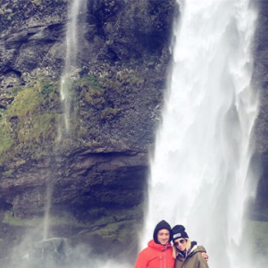 Alexandra Rosenfeld en Islande avec Hugo Clément, en juin 2019.