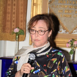 Exclusif - Catherine Frot - Dîner privé chez Pierre-Jean Chalençon au palais Vivienne à Paris, France, le 7 juin 2019. © Philippe Baldini/Bestimage