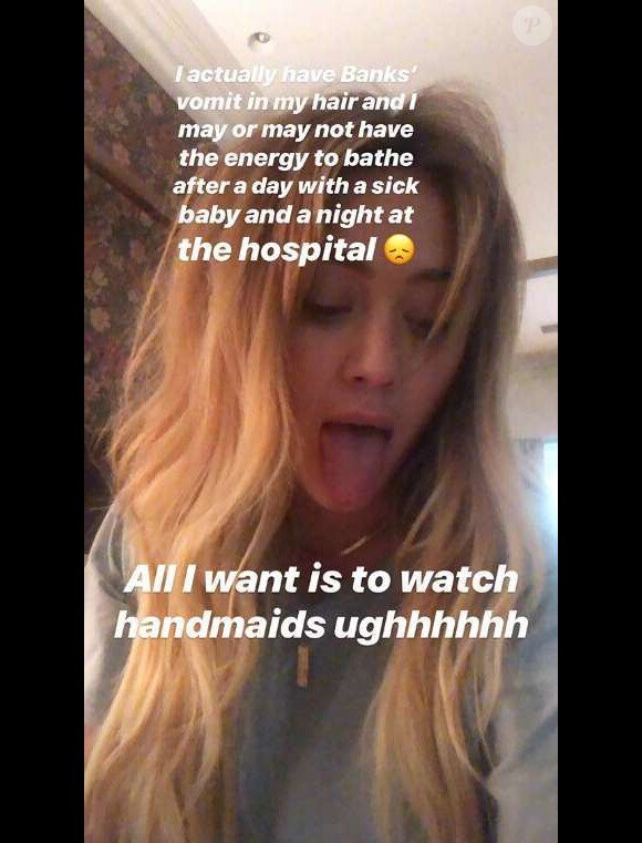 Hilary Duff a posté cette photo en story sur Instagram le 10 juin 2019.