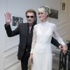 Johnny Hallyday et sa femme Laeticia Hallyday au défilé de mode Haute-Couture automne-hiver 2016/2017 "Christian Dior" à Paris. Le 4 juillet 2016 © Olivier Borde / Bestimage