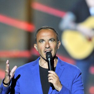 Exclusif - Nikos Aliagas lors de l'enregistrement de l'émission "La Chanson de l'Année 2019" aux Arènes de Nîmes, le 16 mai 2019. © Guillaume Gaffiot/Bestimage