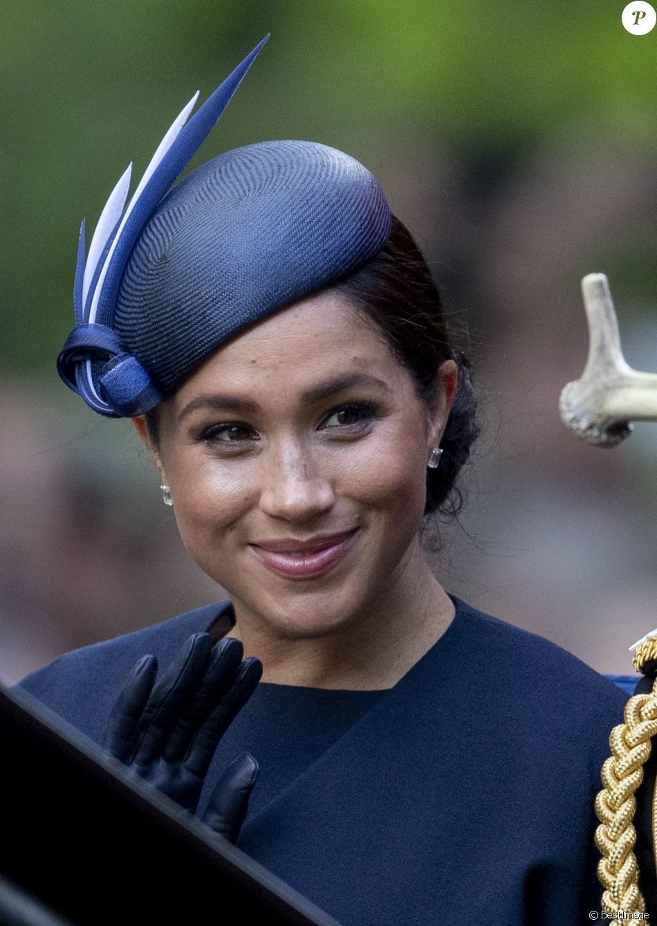 Meghan Markle Duchesse De Sussex La Parade Trooping The Colour 2019 Célébrant Le 93ème 8642