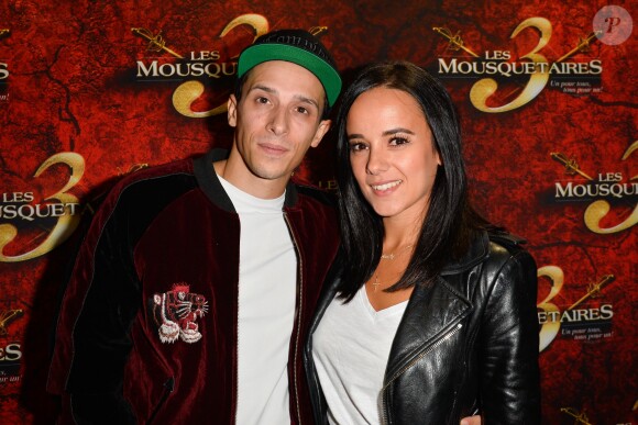 Exclusif - Alizée et son mari Grégoire Lyonnet à la générale de la comédie musicale "Les 3 Mousquetaires" au Palais des Sports à Paris le 7 octobre 2016. © Coadic Guirec - Cyril Moreau / Bestimage