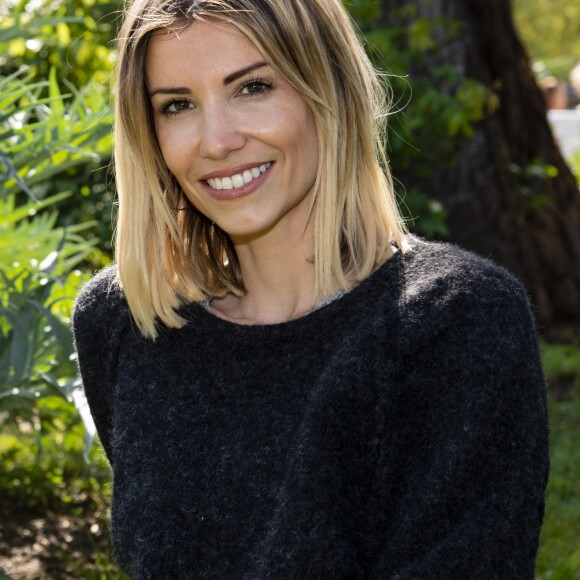 Alexandra Rosenfeld (Miss France 2006) lors de la 3ème édition de la chasse aux oeufs de Pâques organisé par le comité du Faubourg Saint-Honoré en partenariat avec la Maison Dalloyau au jardin des Champs-Elysées, à Paris, France, le 17 avril 2019. © Pierre Perusseau/Bestimage