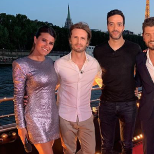 Karine Ferri a repris le travail, le 18 juin 2019 au côté de Christophe Beaugrand.