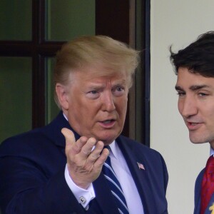 Le président Donald Trump reçoit Justin Trudeau, premier ministre du Canada à la Maison Blanche à Washington le 20 juin 2019