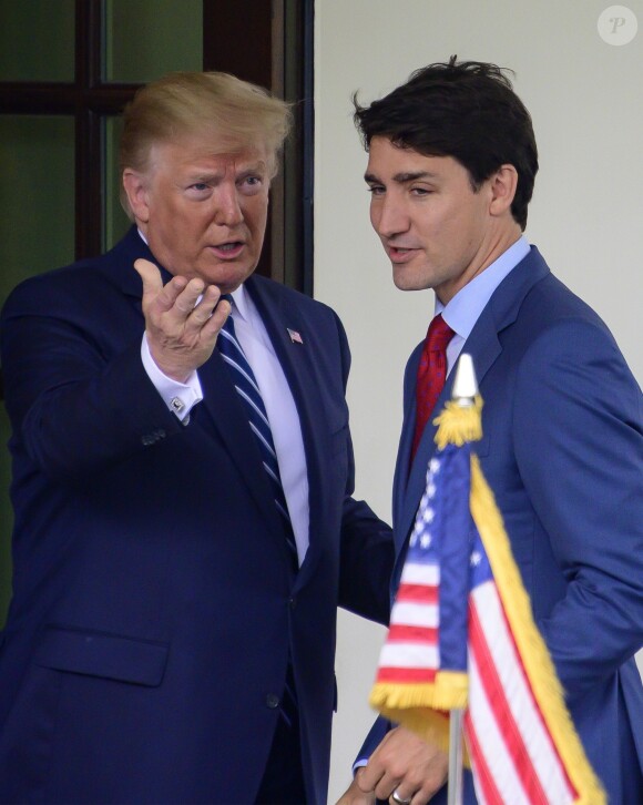 Le président Donald Trump reçoit Justin Trudeau, premier ministre du Canada à la Maison Blanche à Washington le 20 juin 2019