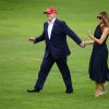 Le président Donald J. Trump et la première dame Melania Trump arrivent à la Maison Blanche à Washington, D.C, le 7 juin 2019.