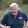 Boris Johnson fait son jogging à Oxfordshire le 11 septembre 2018.