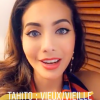 Vaimalama Chaves après l'élection de Miss Tahiti 2019 le 21 juin 2019.