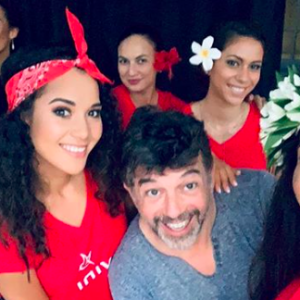 Stéphane Plaza lors de l'élection de Miss Tahiti 2019 le 21 juin 2019.