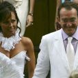 Nathalie Marquay et Jean-Pierre Pernaut le jour de leur mariage en juin 2007, un cliché partagé 12 ans plus tard.