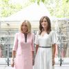 La première dame Brigitte Macron et la princesse Mary de Danemark visitent l'exposition de la sculptrice danoise Sonja Ferlov Mancoba (1911-1984) au Centre Pompidou, à Paris, le 24 juin 2019. © Stéphane Lemouton / Bestimage  First lady Brigitte Macron and Princess Mary of Denmark visit the exhibition of Danish sculptor Sonja Ferlov Mancoba (1911-1984) at the Pompidou Center, Paris, on June 24, 2019.24/06/2019 - Paris