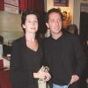 Gad Elmaleh et Anne Brochet en 2000 au Théâtre Montparnasse.