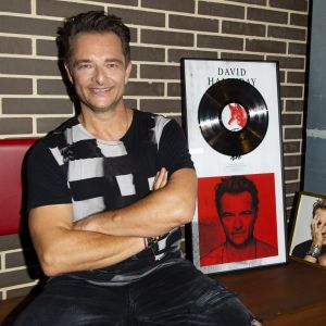 David Hallyday reçoit son disque de platine à la Seine Musicale à Paris le 25 juin 2019. © Pierre Perusseau/Bestimage