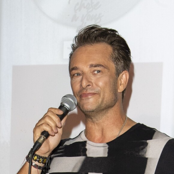David Hallyday reçoit son disque de platine à la Seine Musicale à Paris le 25 juin 2019. © Pierre Perusseau/Bestimage